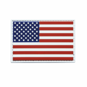 American Flag Vinyl Patch with Velcro