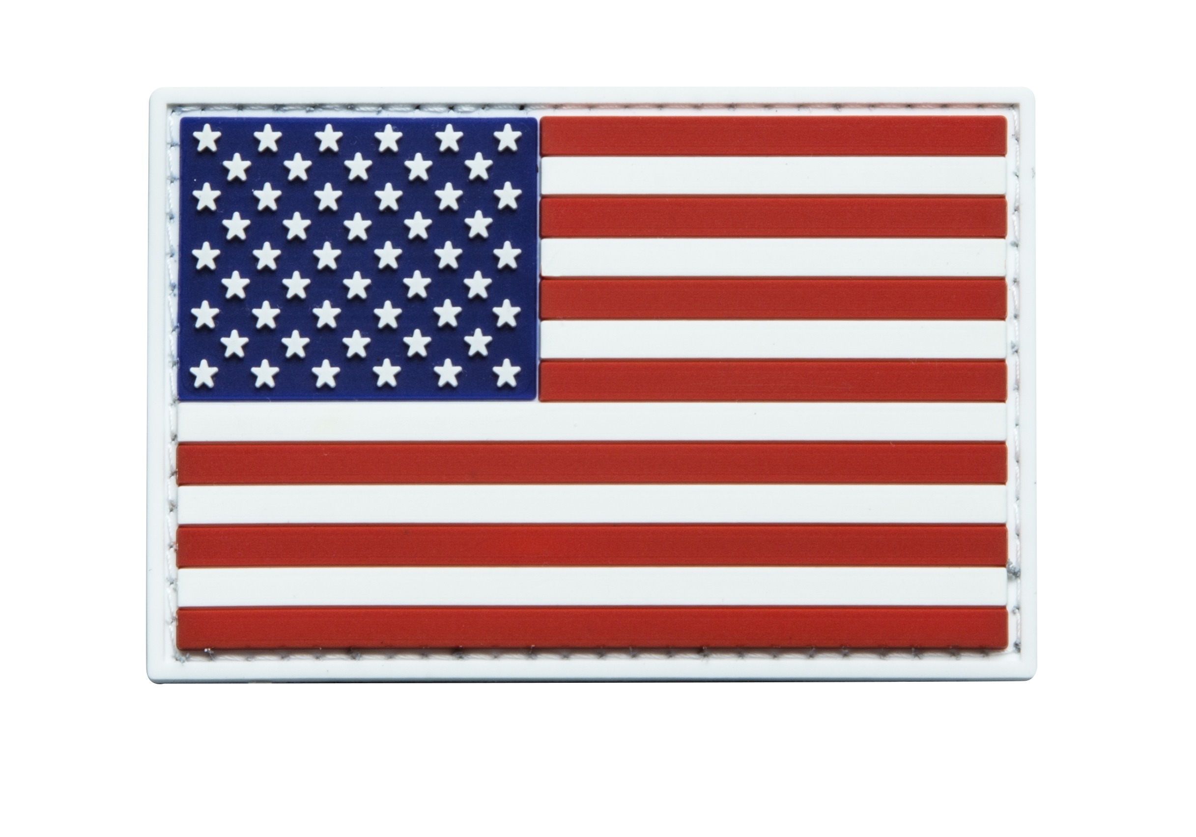 American Flag Vinyl Patch with Velcro - IWI US